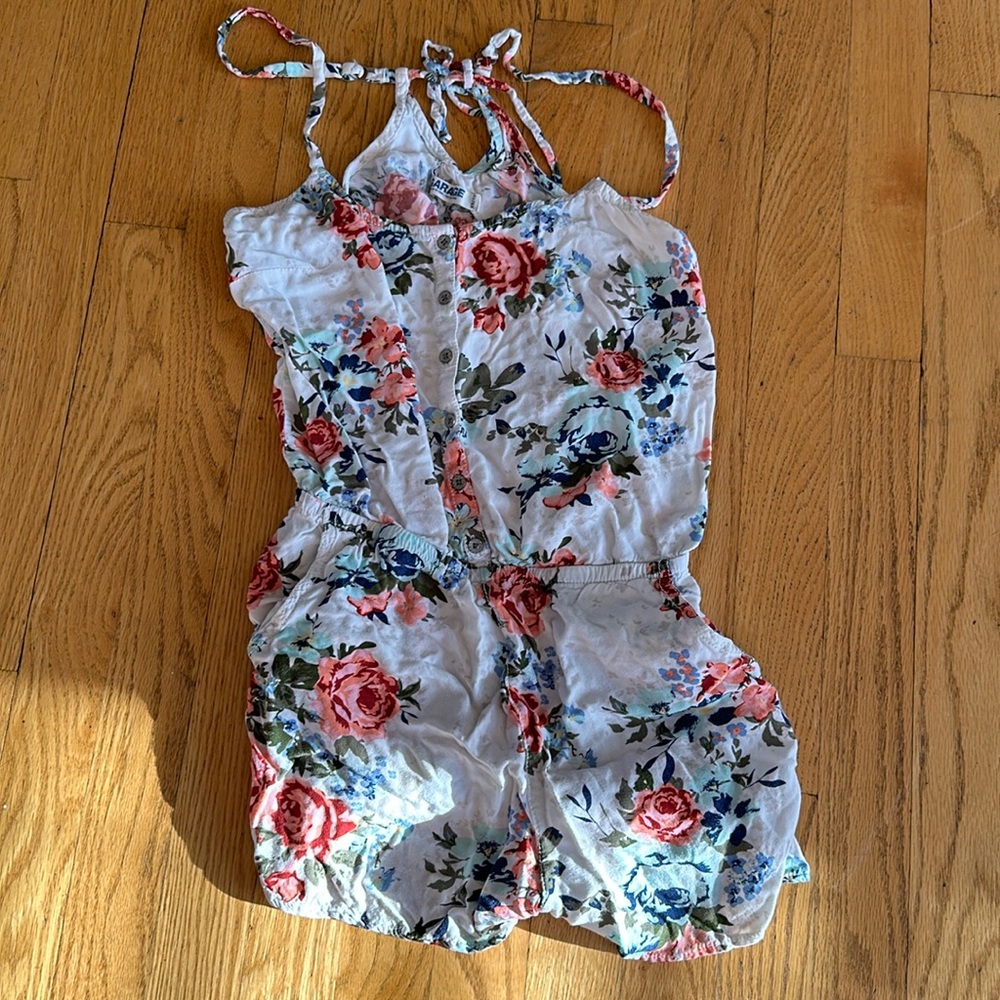 Garage floral Romper